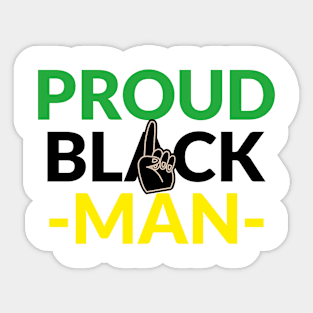 Proud Black Man Sticker